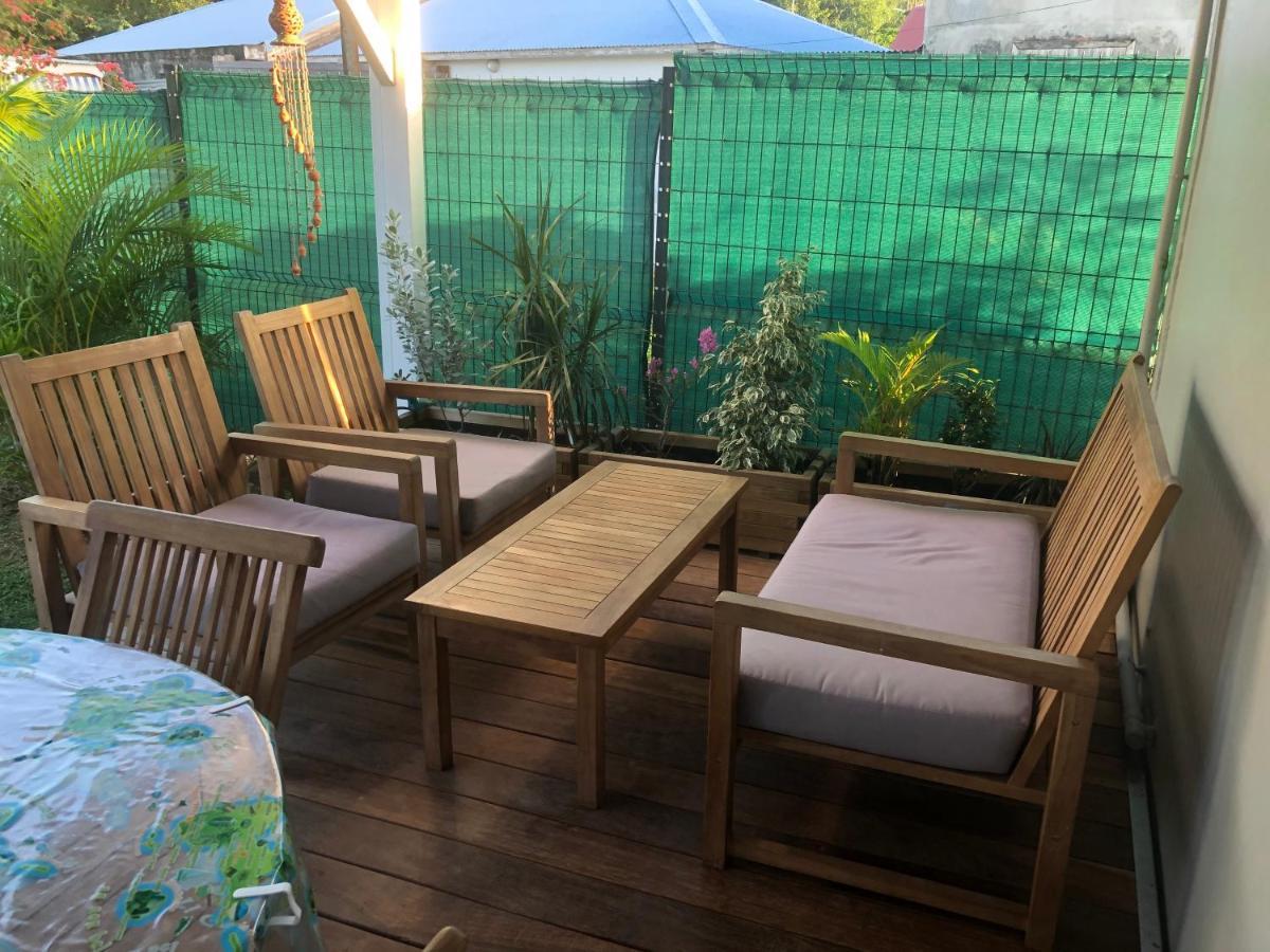Habitation Baliache - Maison Creole Avec Jardin Privatif, Plage A 200M เดเอ ภายนอก รูปภาพ