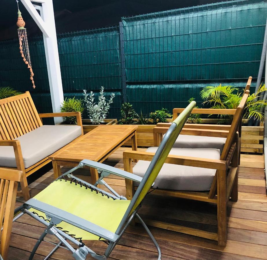 Habitation Baliache - Maison Creole Avec Jardin Privatif, Plage A 200M เดเอ ภายนอก รูปภาพ